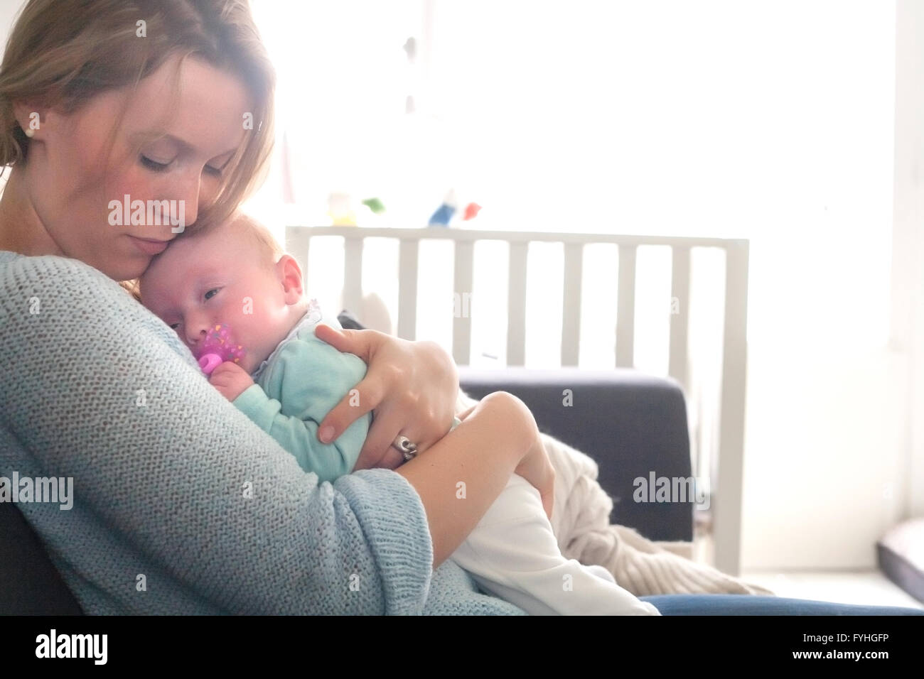 Amo la mia mamma Foto Stock