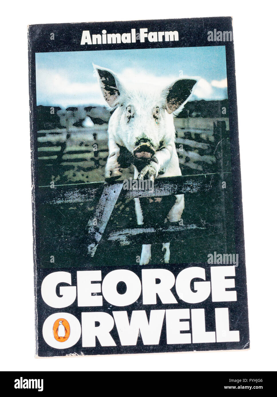 George Orwell Animal Farm libro tascabile pubblicato da pinguino Foto Stock