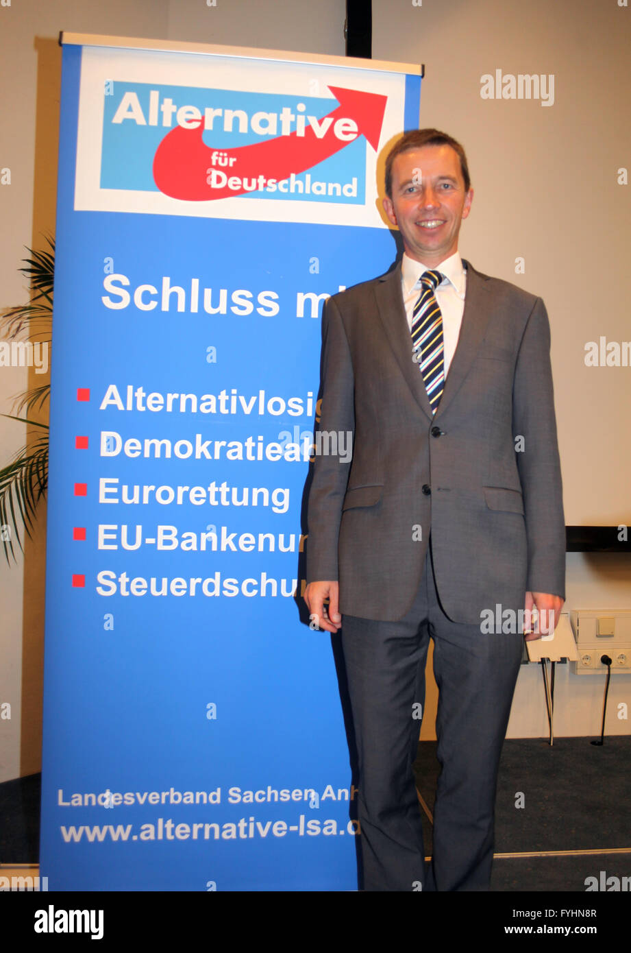 Il prof.Dr. Bernd Lucke (AFD) Foto Stock