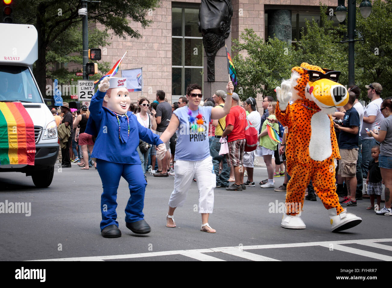 2013 Charlotte Pride Festival Foto Stock