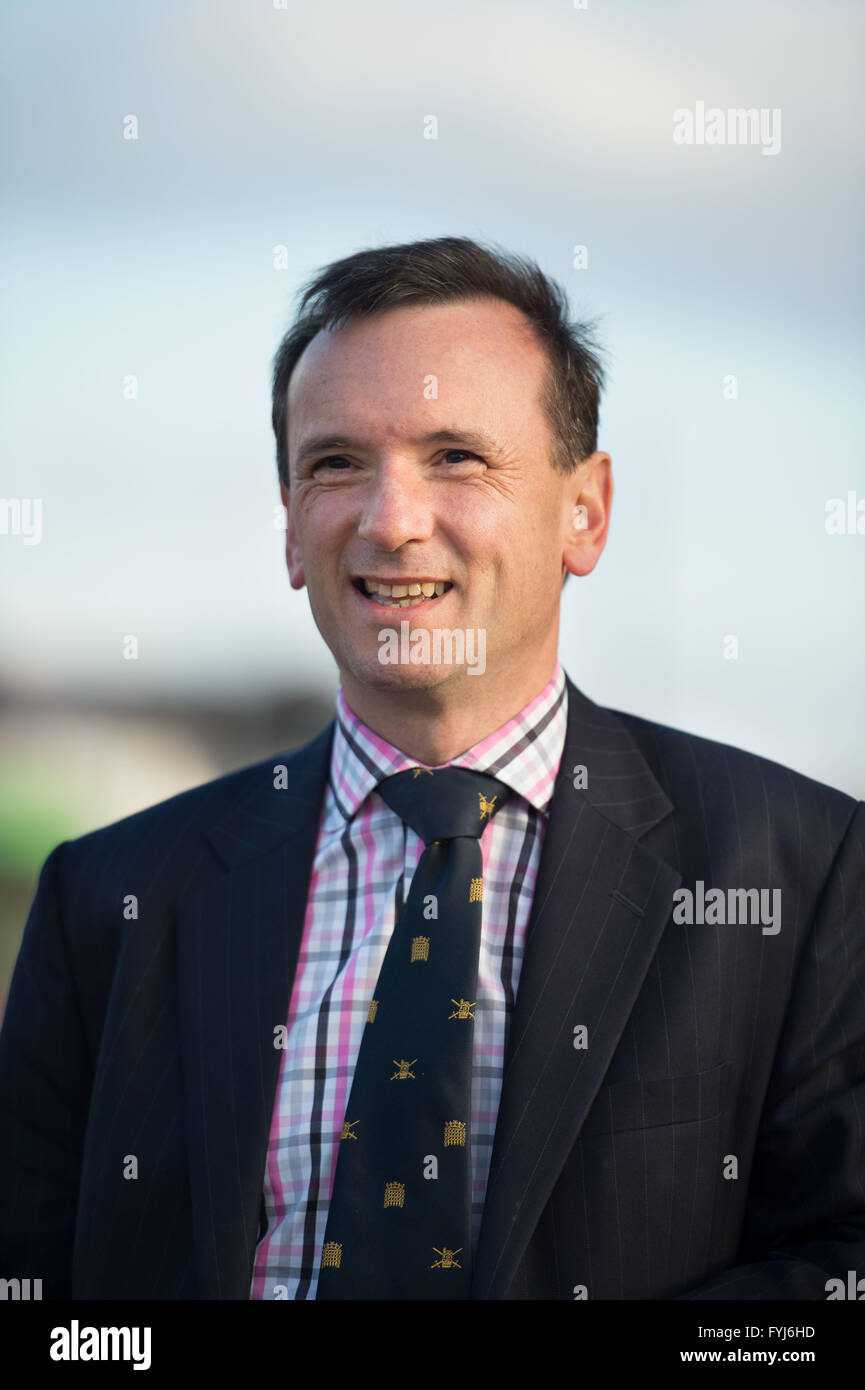 Alun Cairns conservatore il Segretario di Stato per il Galles e Vale of Glamorgan MP. (Foto di Matteo Horwood) Foto Stock