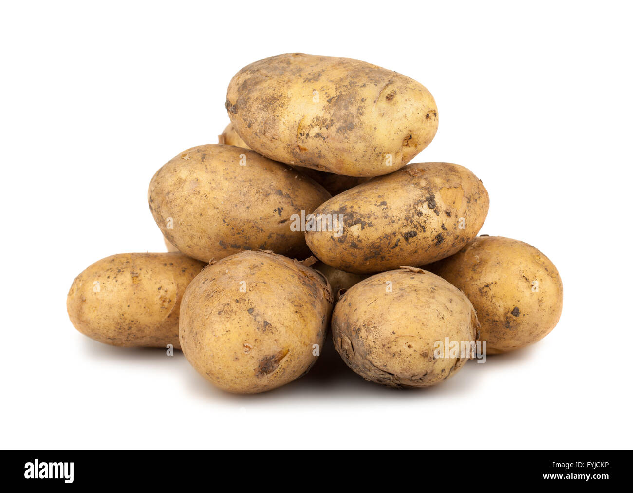 Cumulo di patata maturi Foto Stock