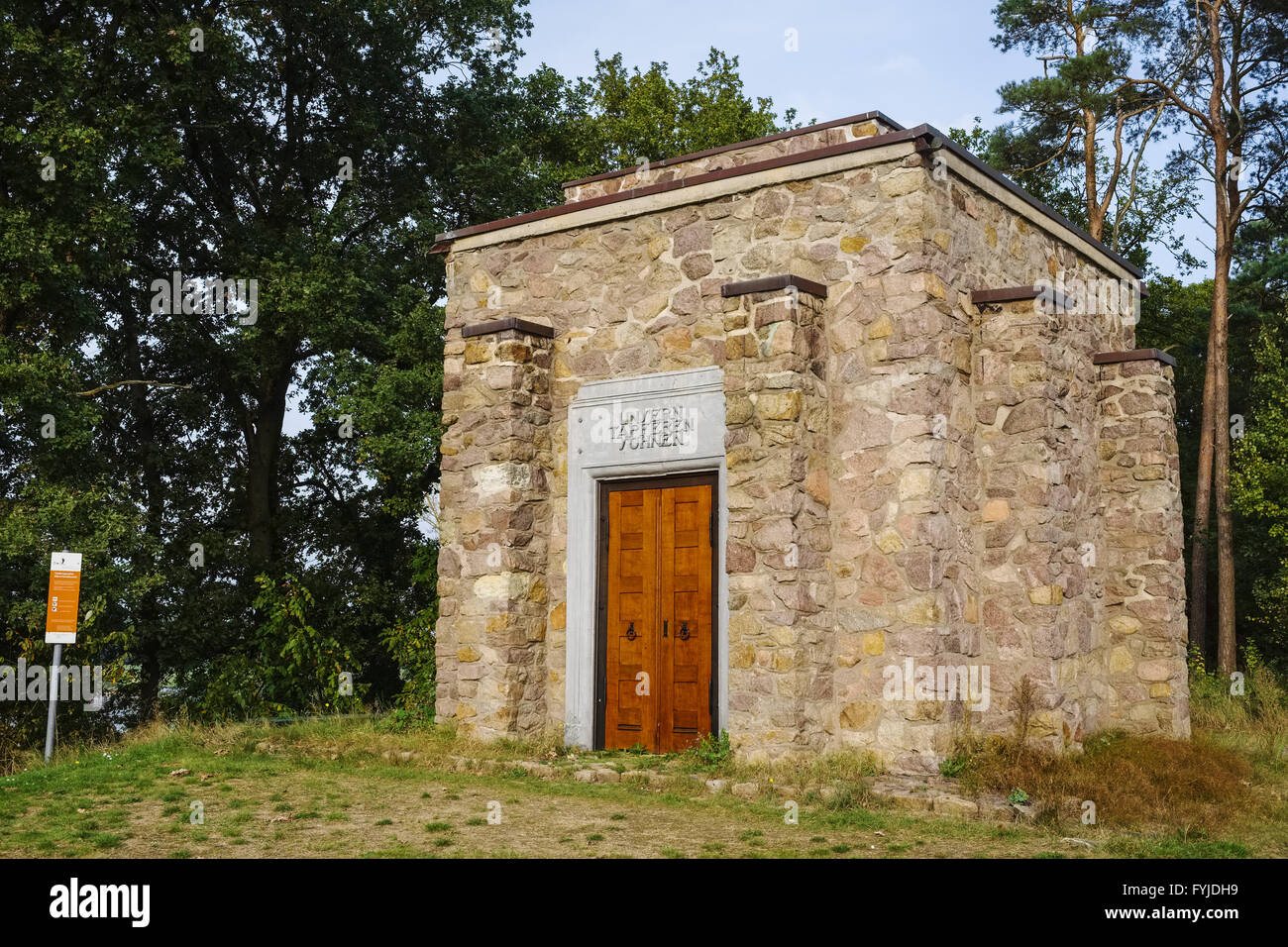 Memorial Hall di Vietze, Bassa Sassonia, Germania Foto Stock