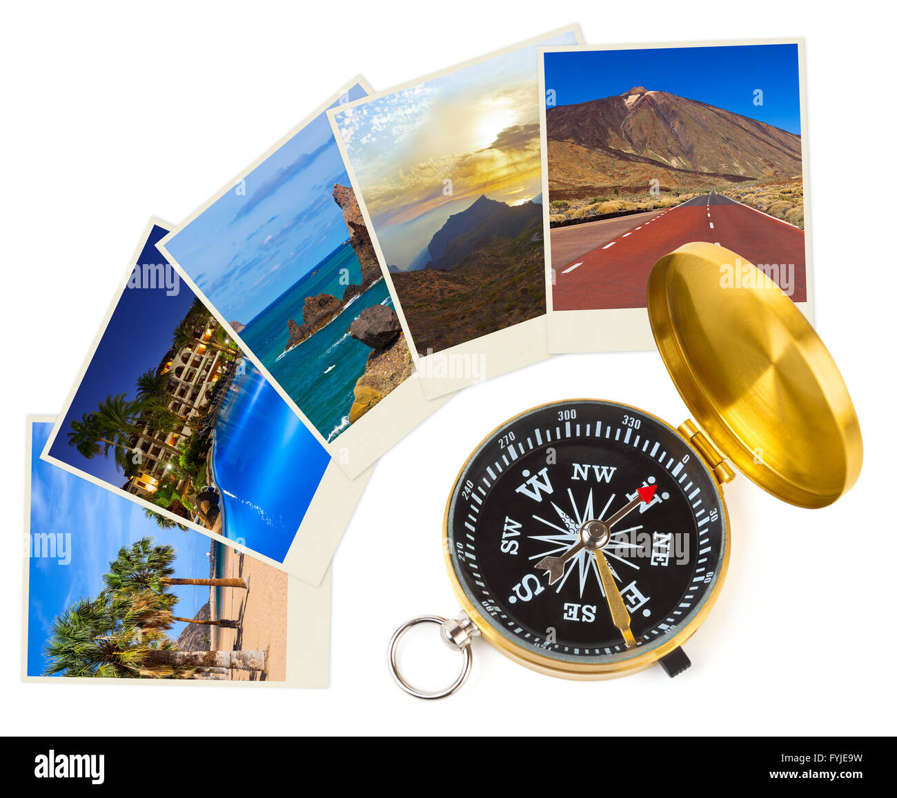 Tenerife Canarie immagini e bussola (le mie foto) Foto Stock