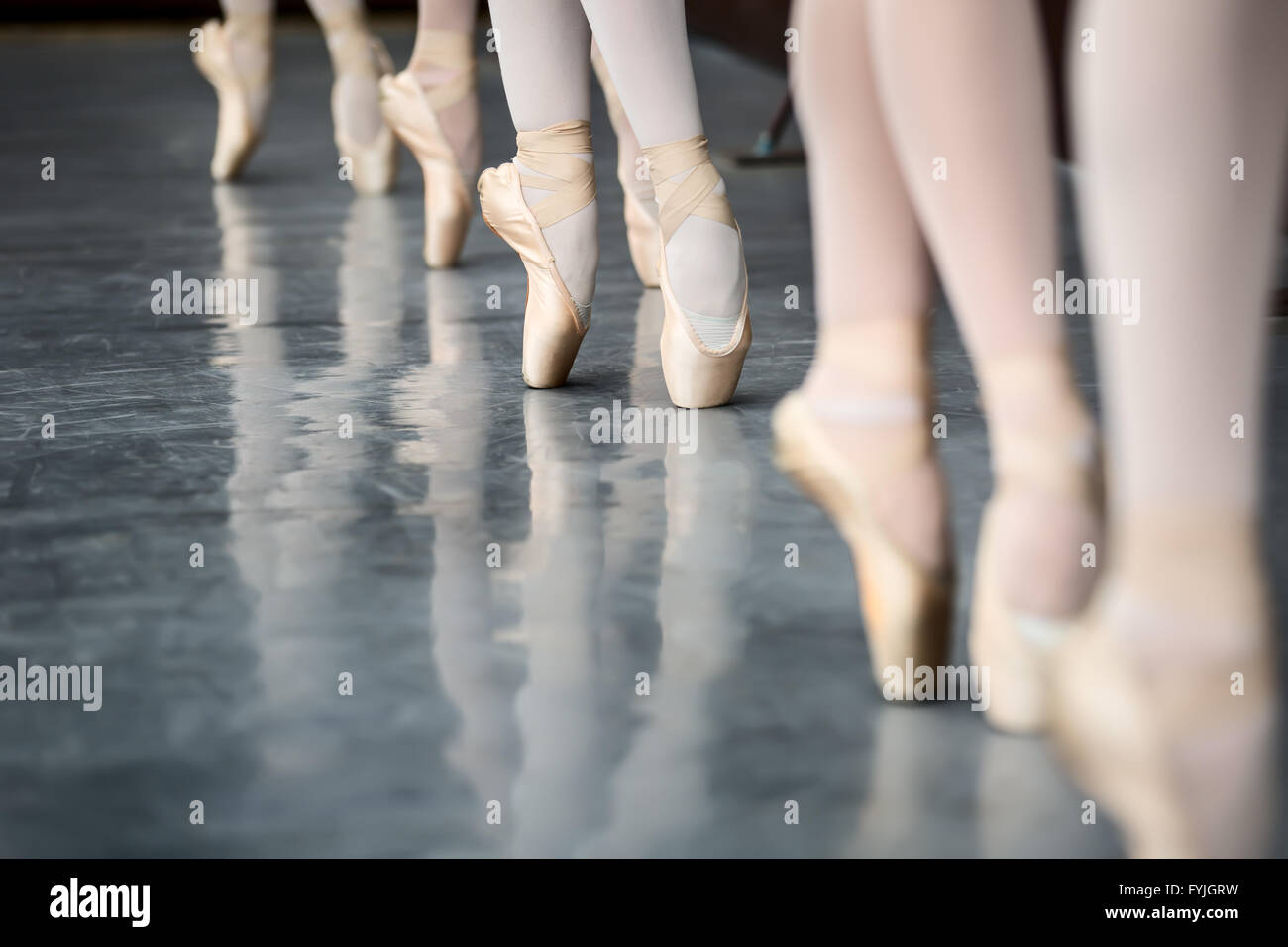 Ballerini di gambe Foto Stock