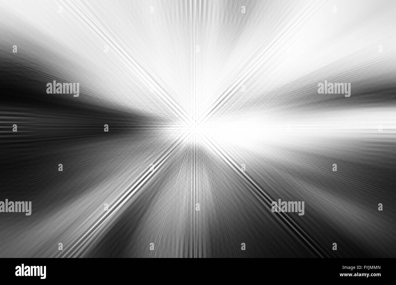 Abstract di nero e sfondo bianco con crystal style blur Foto Stock