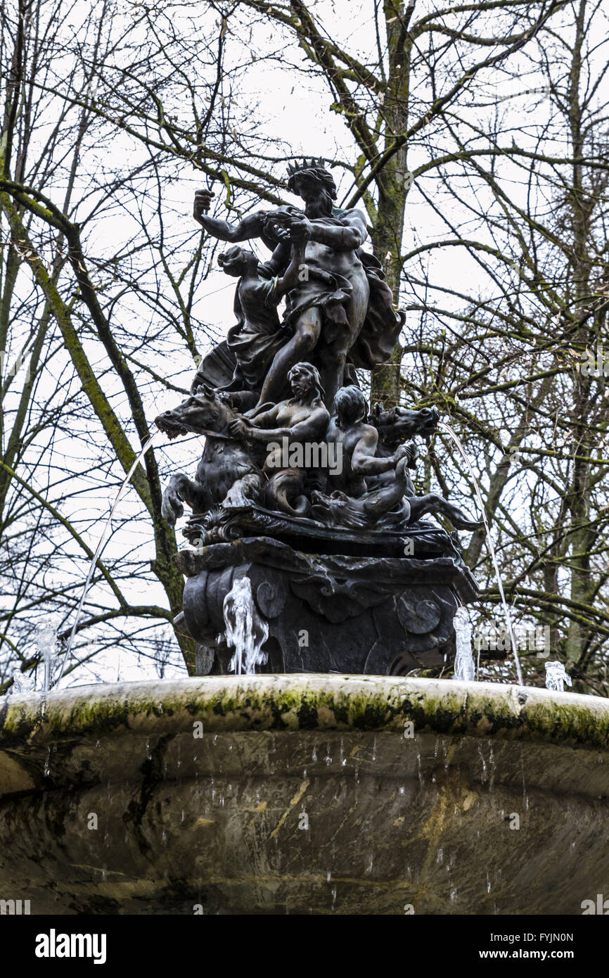 Fontane ornamentali del palazzo di Aranjuez, Madrid, Spagna Foto Stock