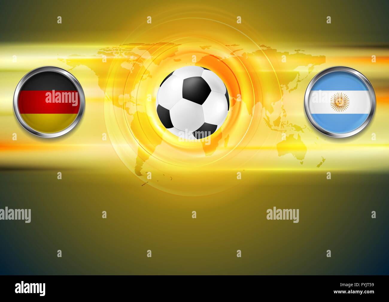 Sfondo di calcio. In Germania e in Argentina football Foto Stock Sfondo di calcio. In Germania e in Argentina football Foto Stock