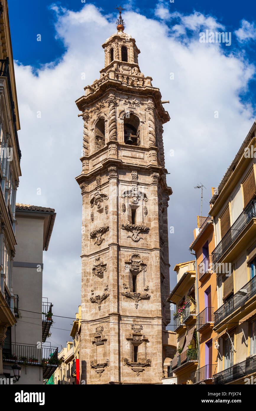 Metropolitan Basilica Cattedrale - Valencia Spagna Foto Stock