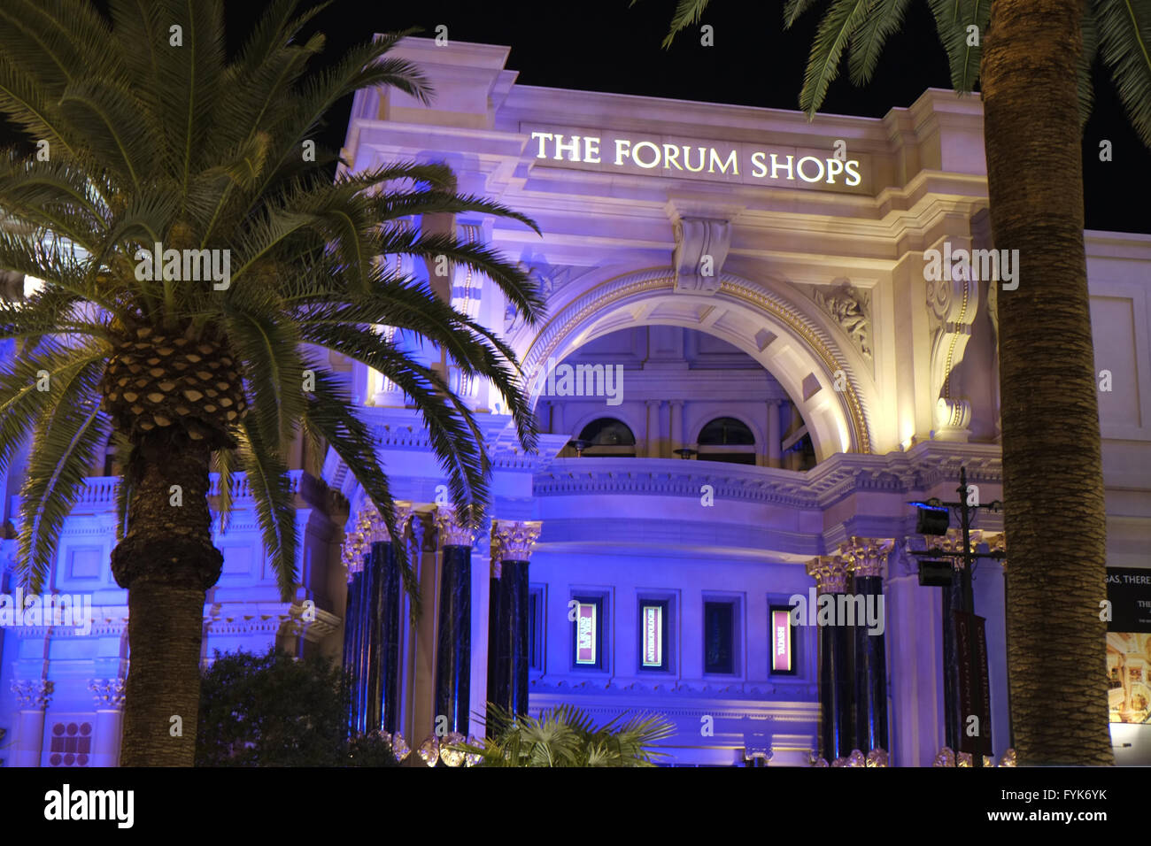 Las Vegas, il Forum Shops Foto Stock