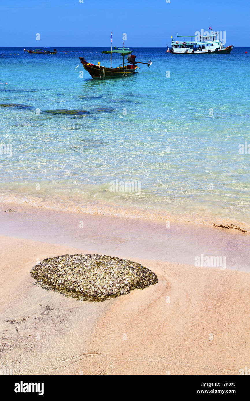 Asia nel kho tao bay isle bianco sul mare della cina del sud Foto Stock