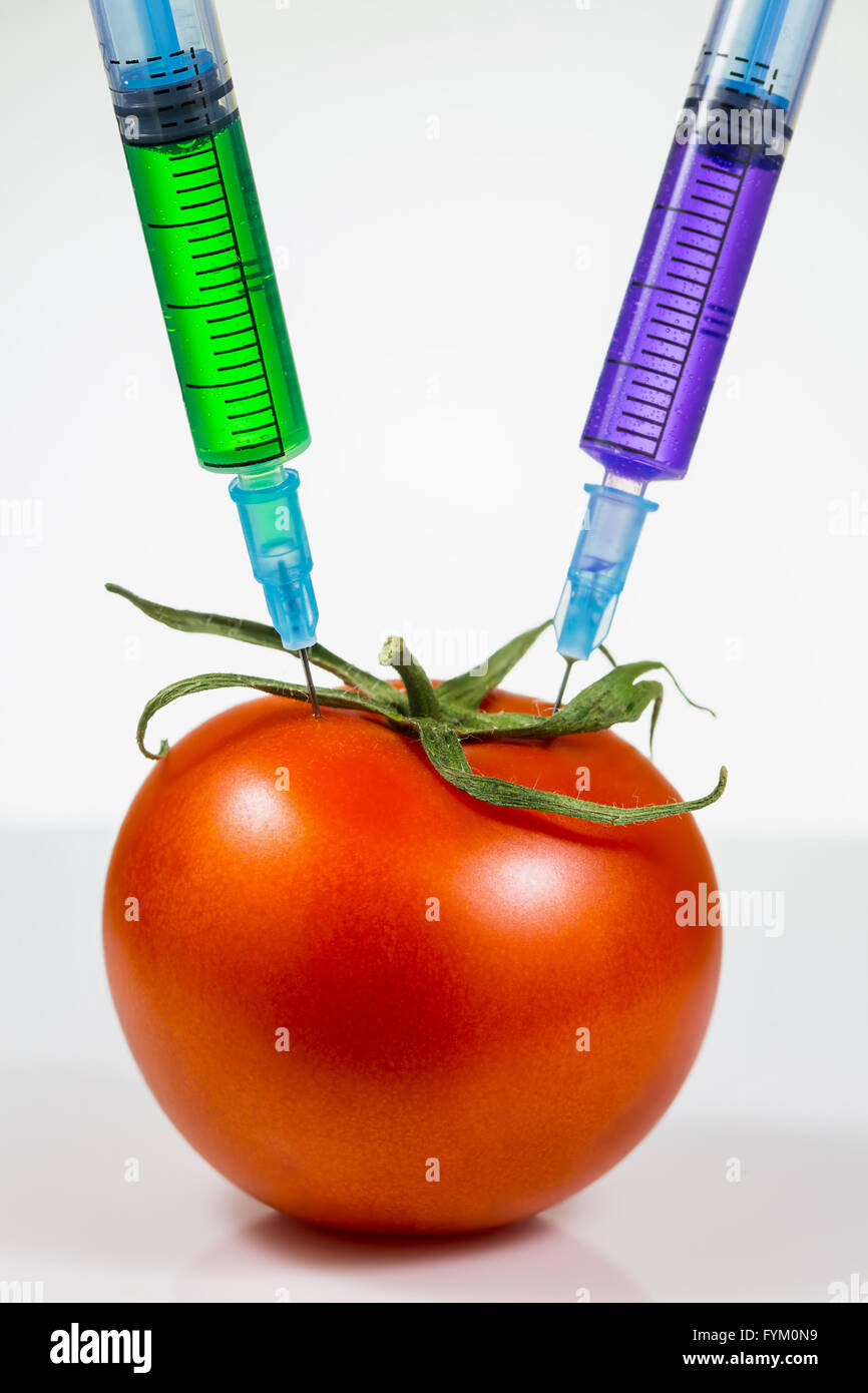 La modificazione genetica Foto Stock