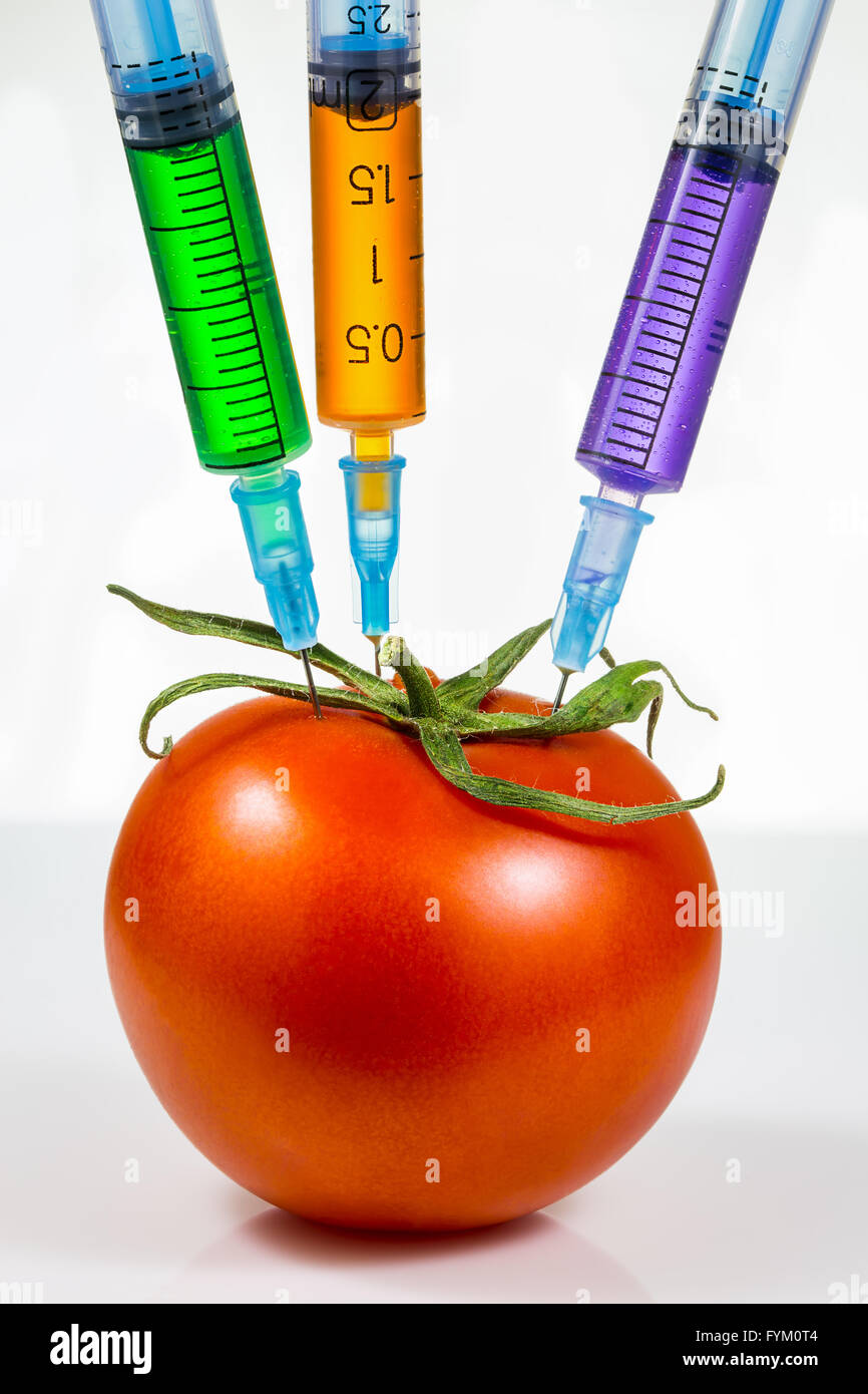 La modificazione genetica Foto Stock