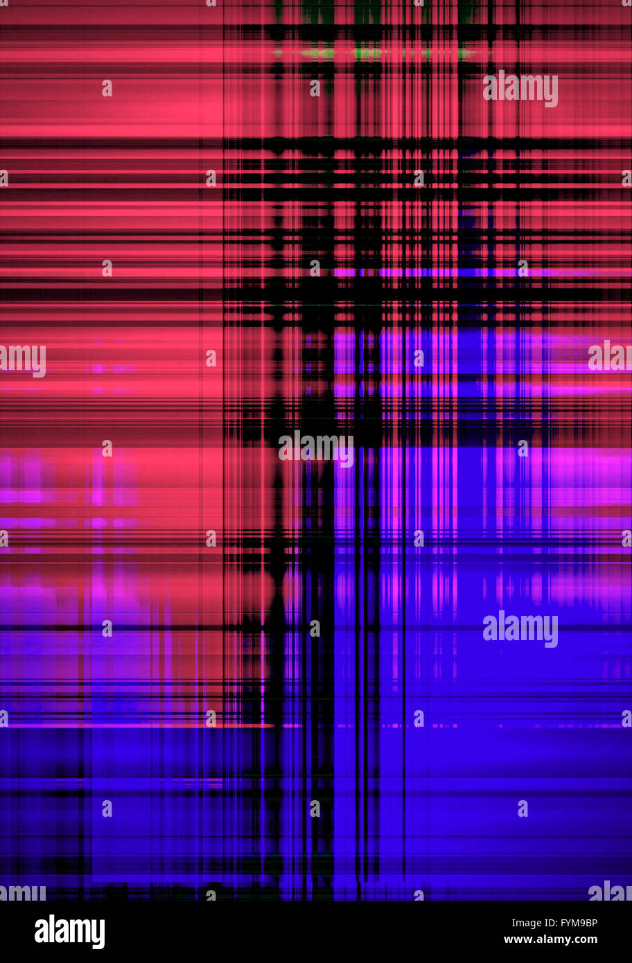 Abstract di nero sullo sfondo delle linee Foto Stock