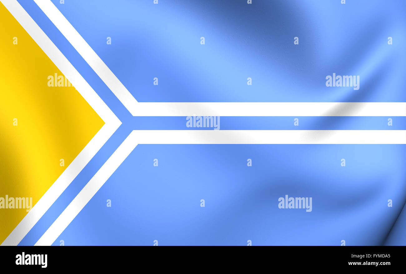 Bandiera della Repubblica Tyva Foto Stock