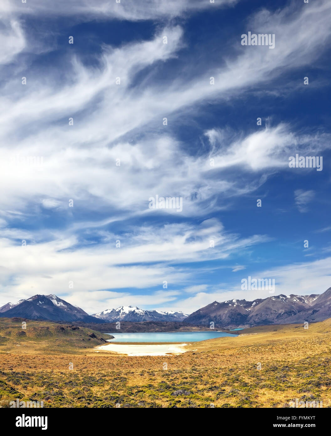 Il grande deserto Parco Nazionale Perito Moreno Foto Stock