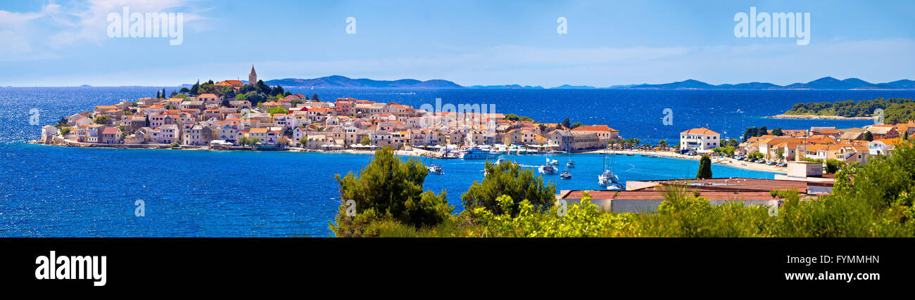 Città di Primosten vista panoramica Foto Stock
