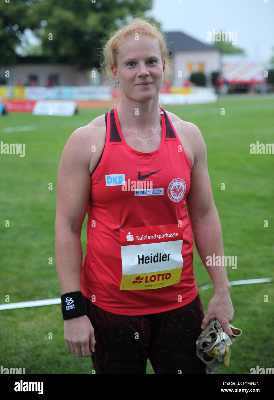 Hammer thrower Betty Heidler Foto Stock