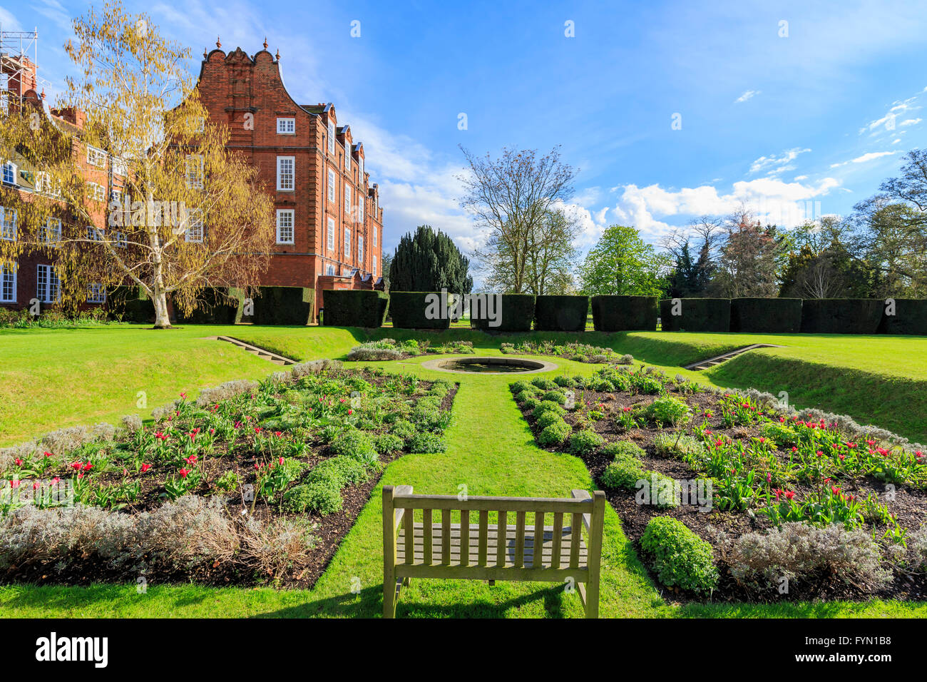 Bellissimi posti attorno alla famosa Scandicci ha College di Cambridge University, Regno Unito Foto Stock