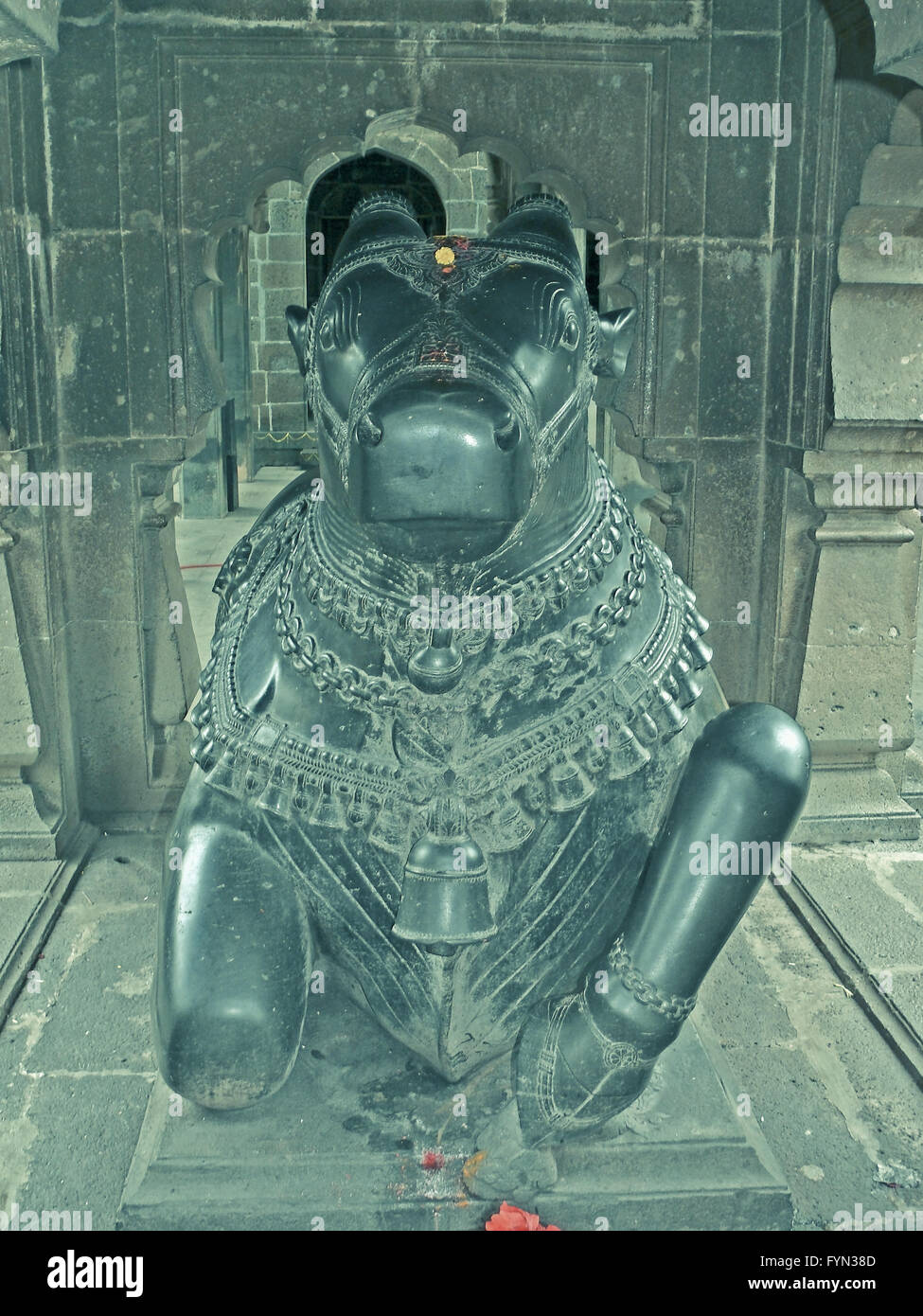 Nandi (bull) Vahana di Shiva Foto Stock