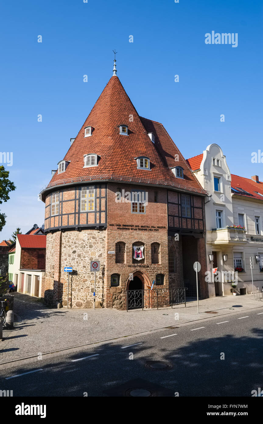 Museo locale Treuenbrietzen, Brandeburgo, Germania Foto Stock