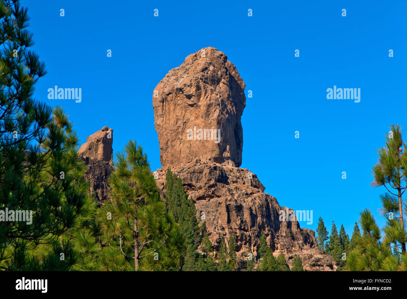 Roque Nublo, Gran Canaria Island, Spagna Foto Stock