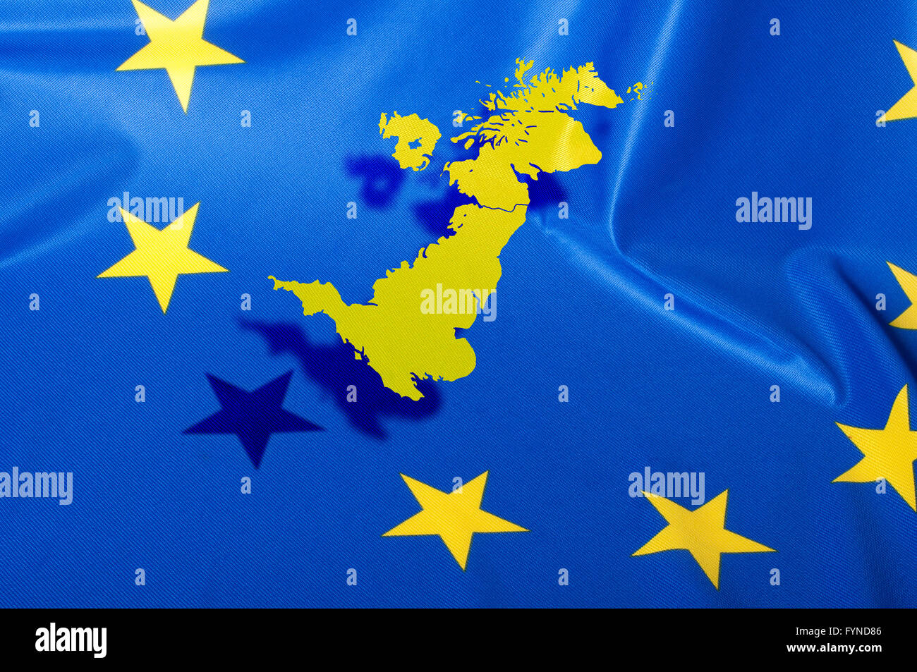 Quando è Uscita La Gran Bretagna Dall'unione Europea Mappa politica del regno unito immagini e fotografie stock ad alta