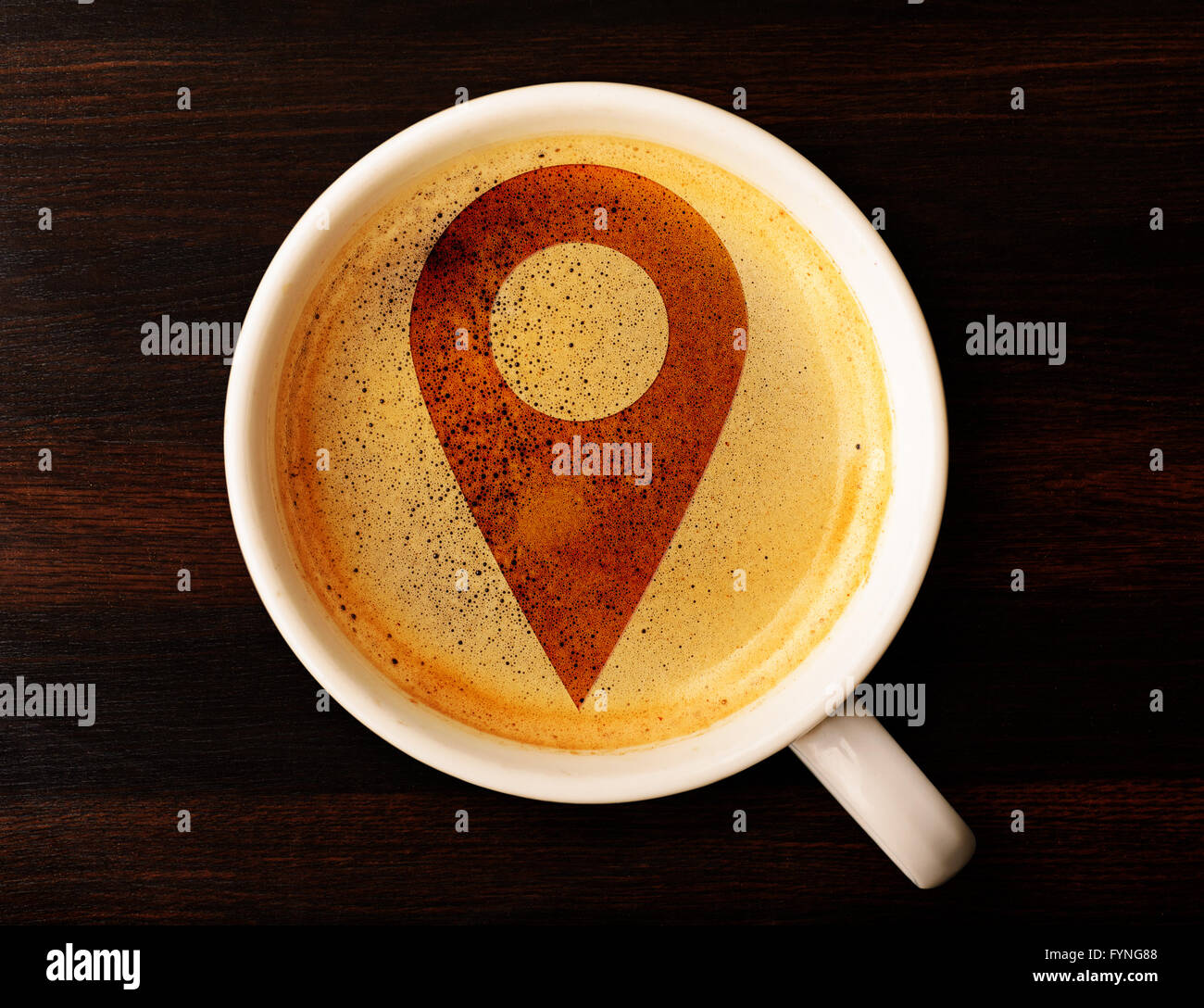 parti di caffè Foto Stock