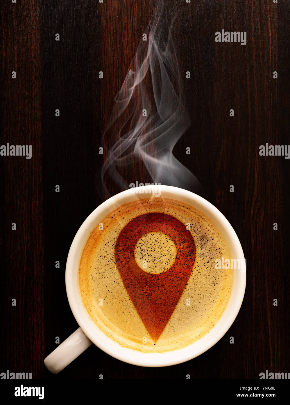 parti di caffè Foto Stock