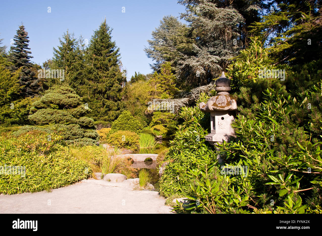 Giardino Kubota in Seattle WA Foto Stock