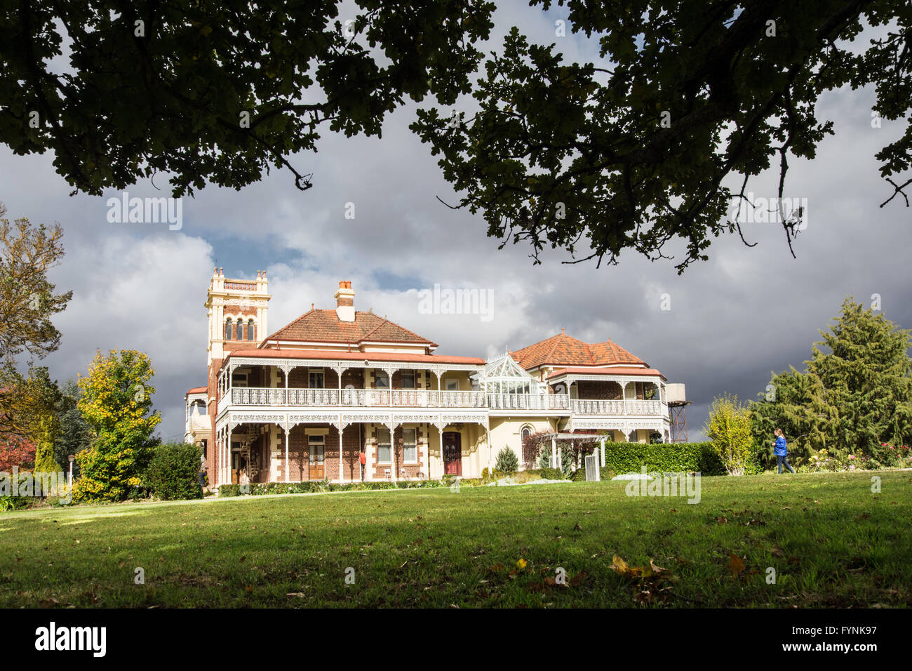 Langford Homestead. Edwardian mansion a Walcha NSW Australia Foto Stock
