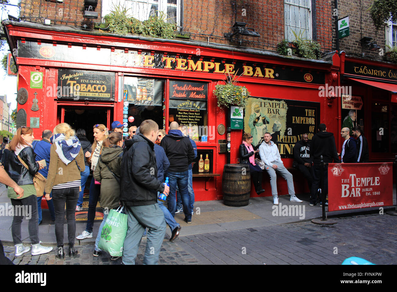 Il Temple bar, Tempio Lane South, Dublino Foto Stock