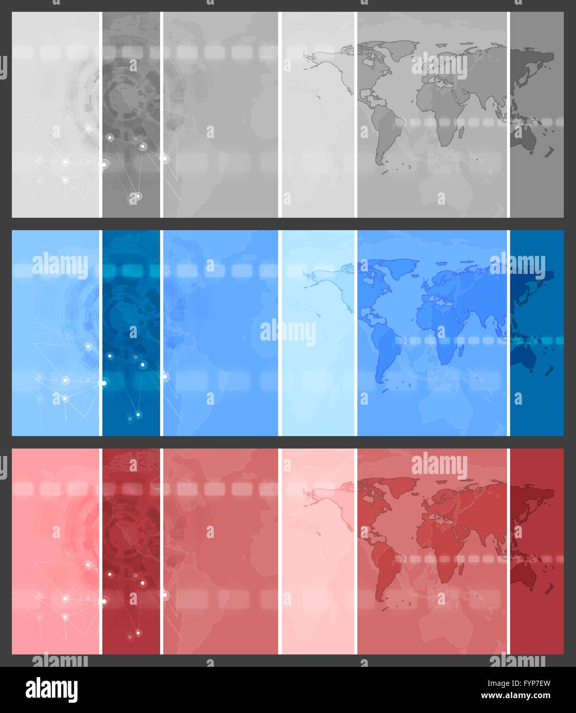 Tecnologia banner vettore Foto Stock Tecnologia banner vettore Foto Stock