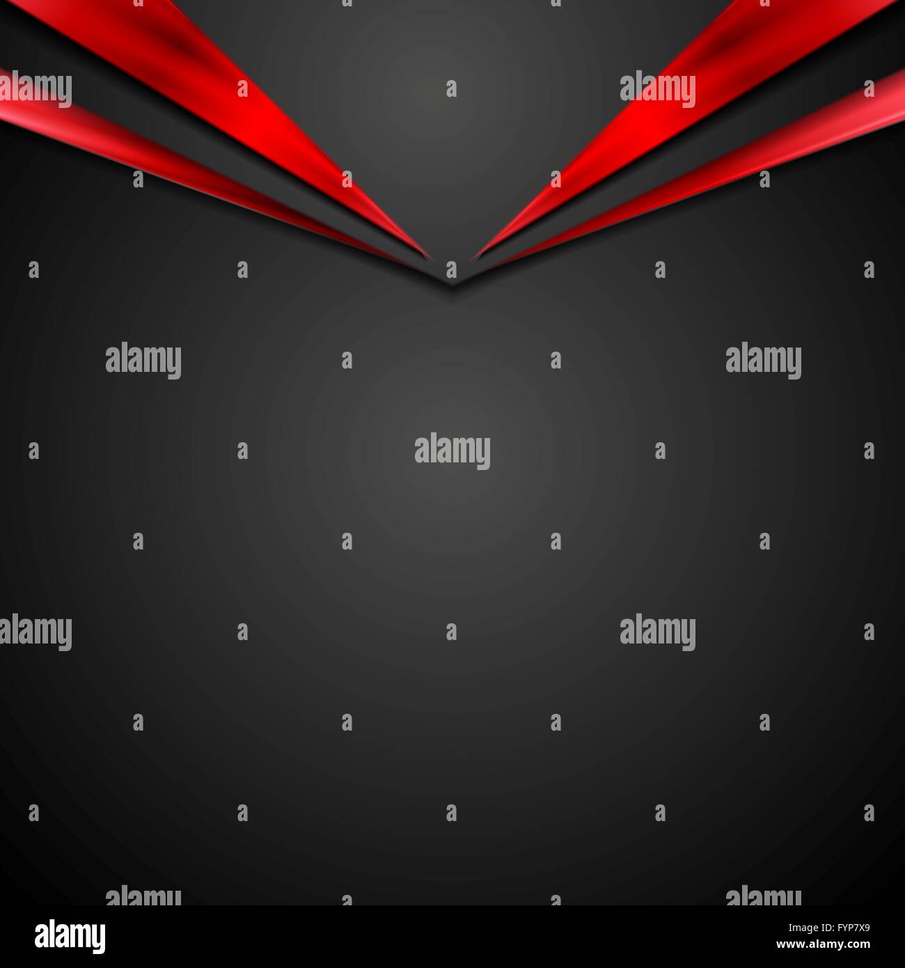 Nero Rosso contrasto background aziendale con abstr Foto Stock