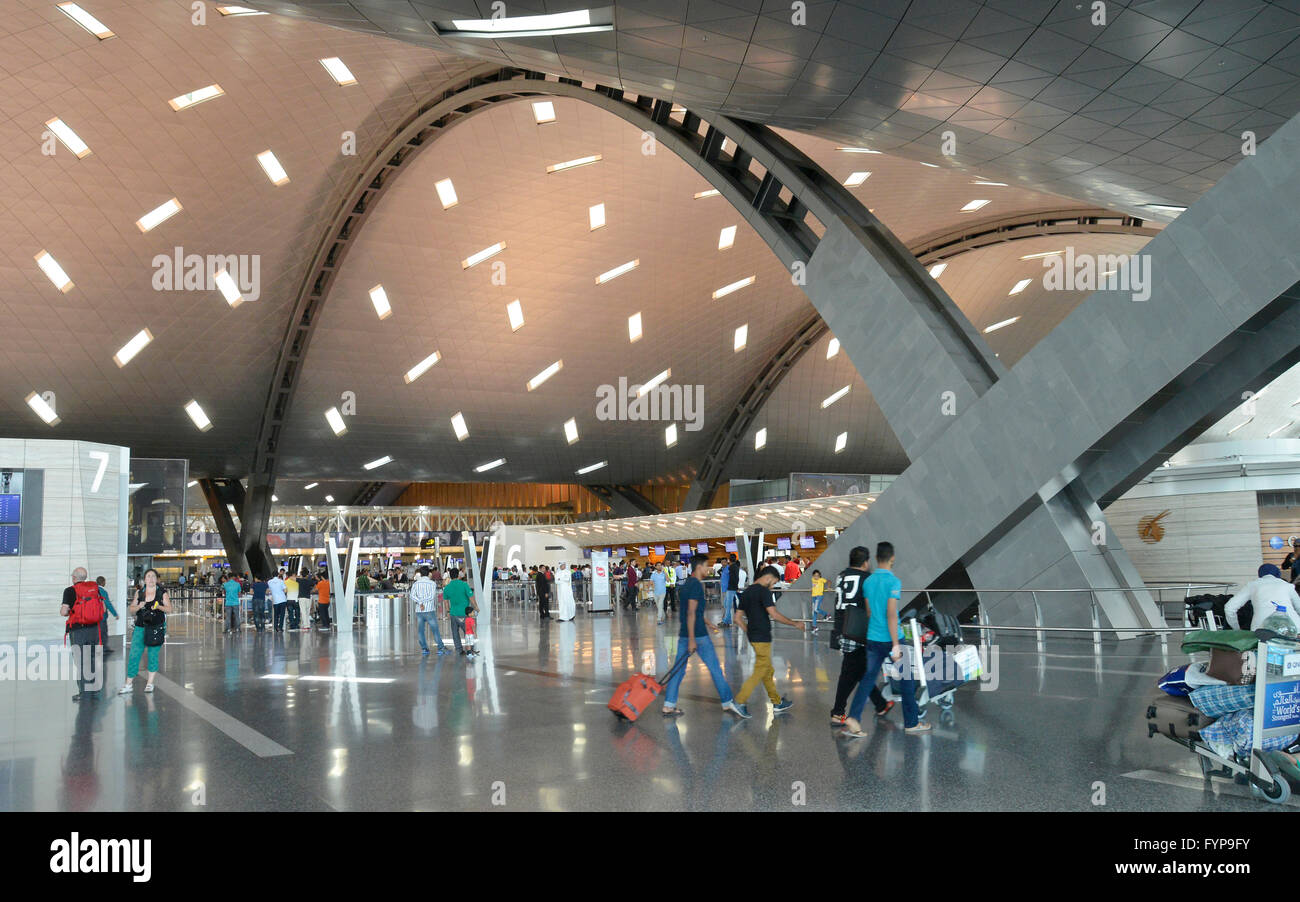 Hamad dall'Aeroporto Internazionale di Doha, Katar Foto Stock