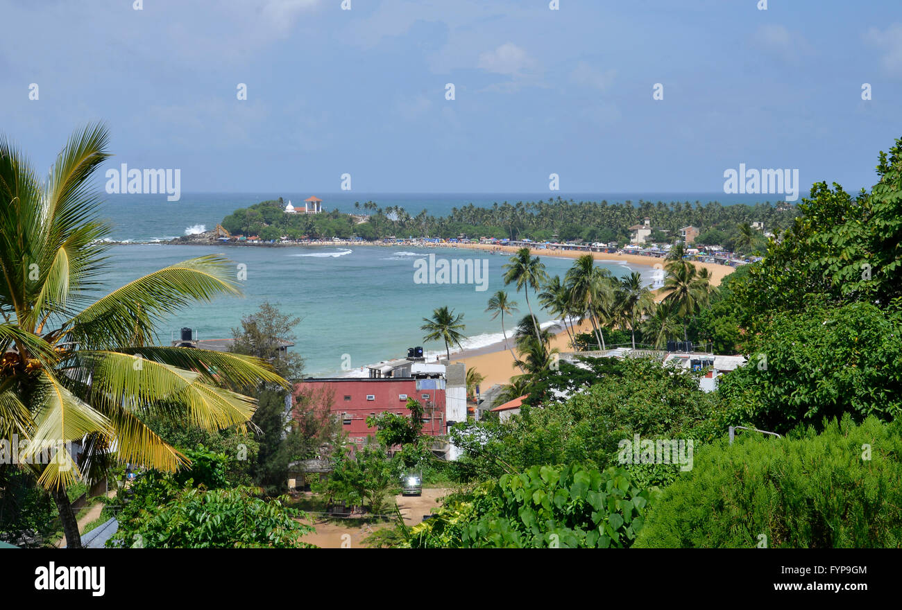 Strand, Unawatuna, Sri Lanka Foto Stock