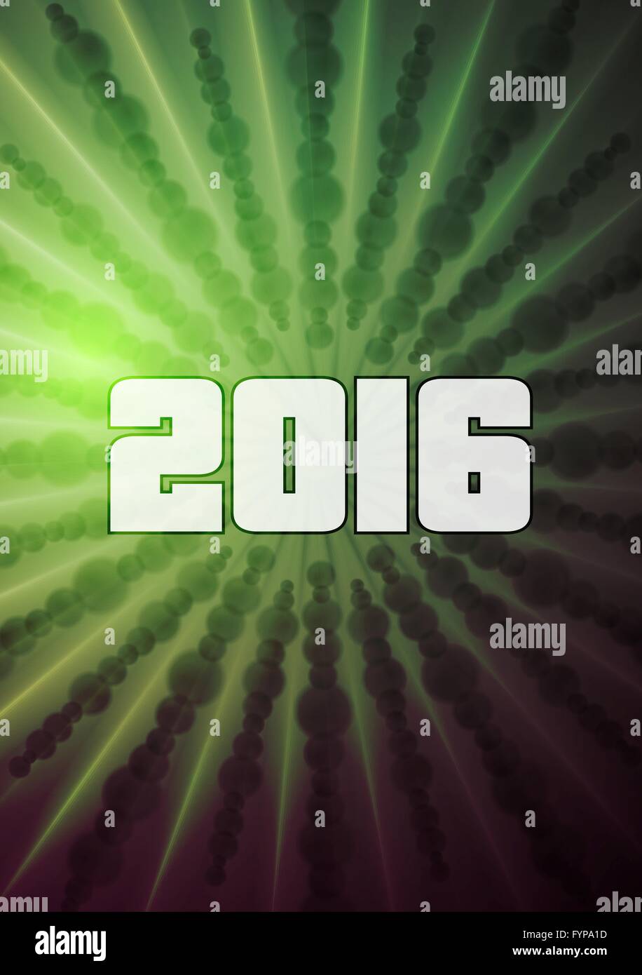 Verde di Natale astratto greeting card design Foto Stock
