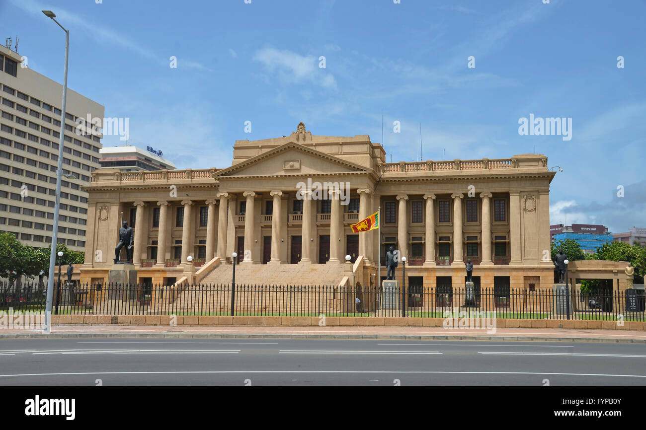 Il vecchio edificio del Parlamento, Fort, Colombo, Sri Lanka Foto Stock