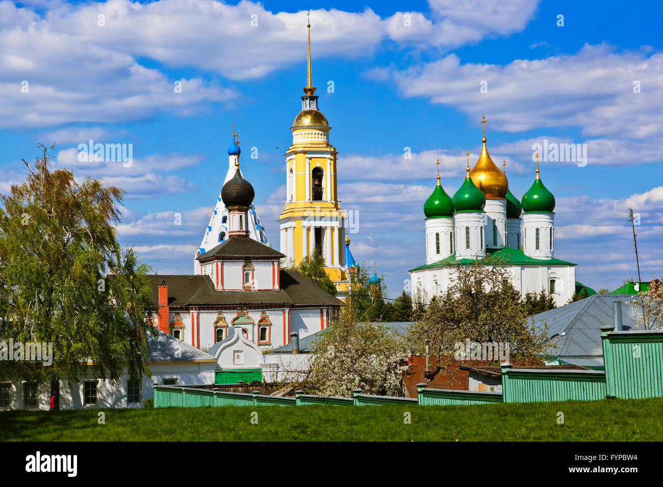 Chiese in Kolomna Cremlino - Regione di Mosca - Russia Foto Stock