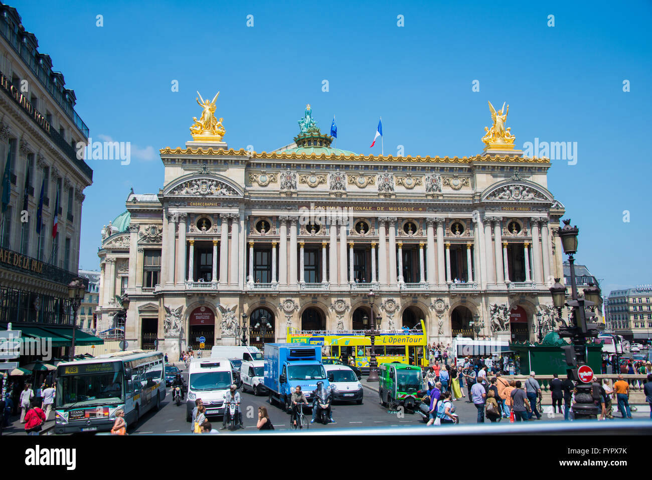 Parigi - Luglio 11, 2013: Paris Opera su 11 luglio a Parigi, Francia. Foto Stock