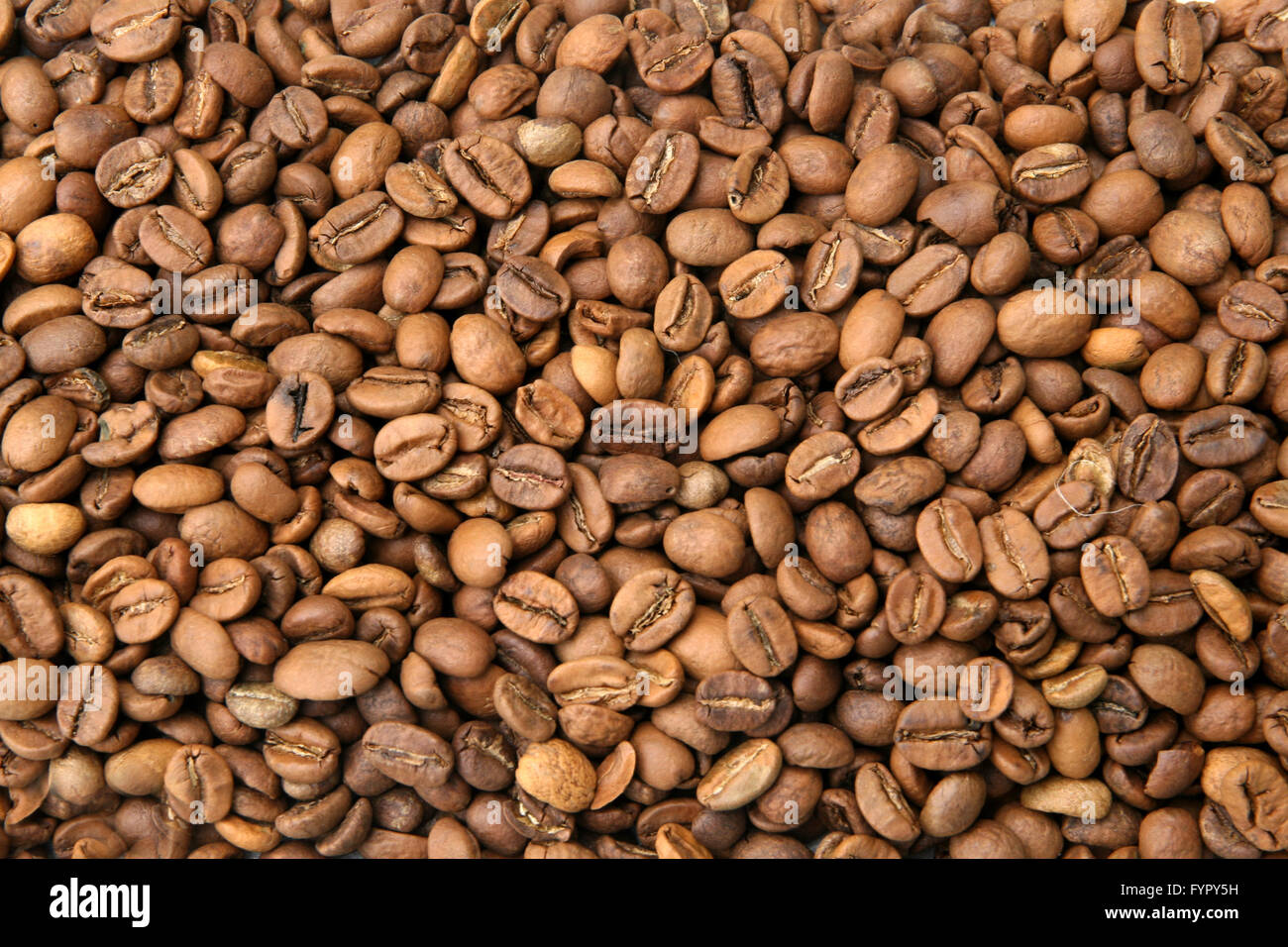 I chicchi di caffè sfondo Foto Stock