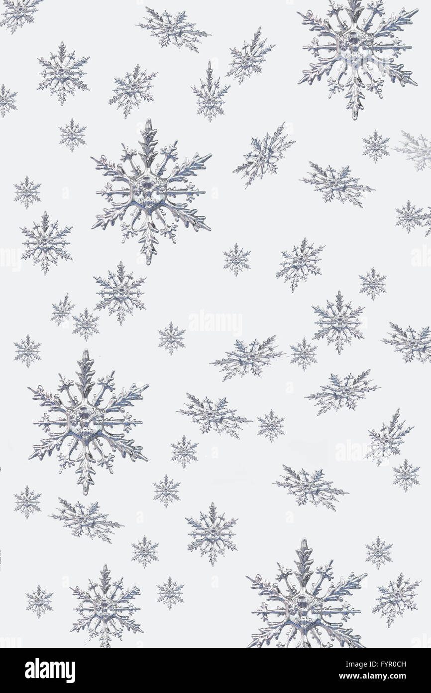 Fiocchi di neve Foto Stock