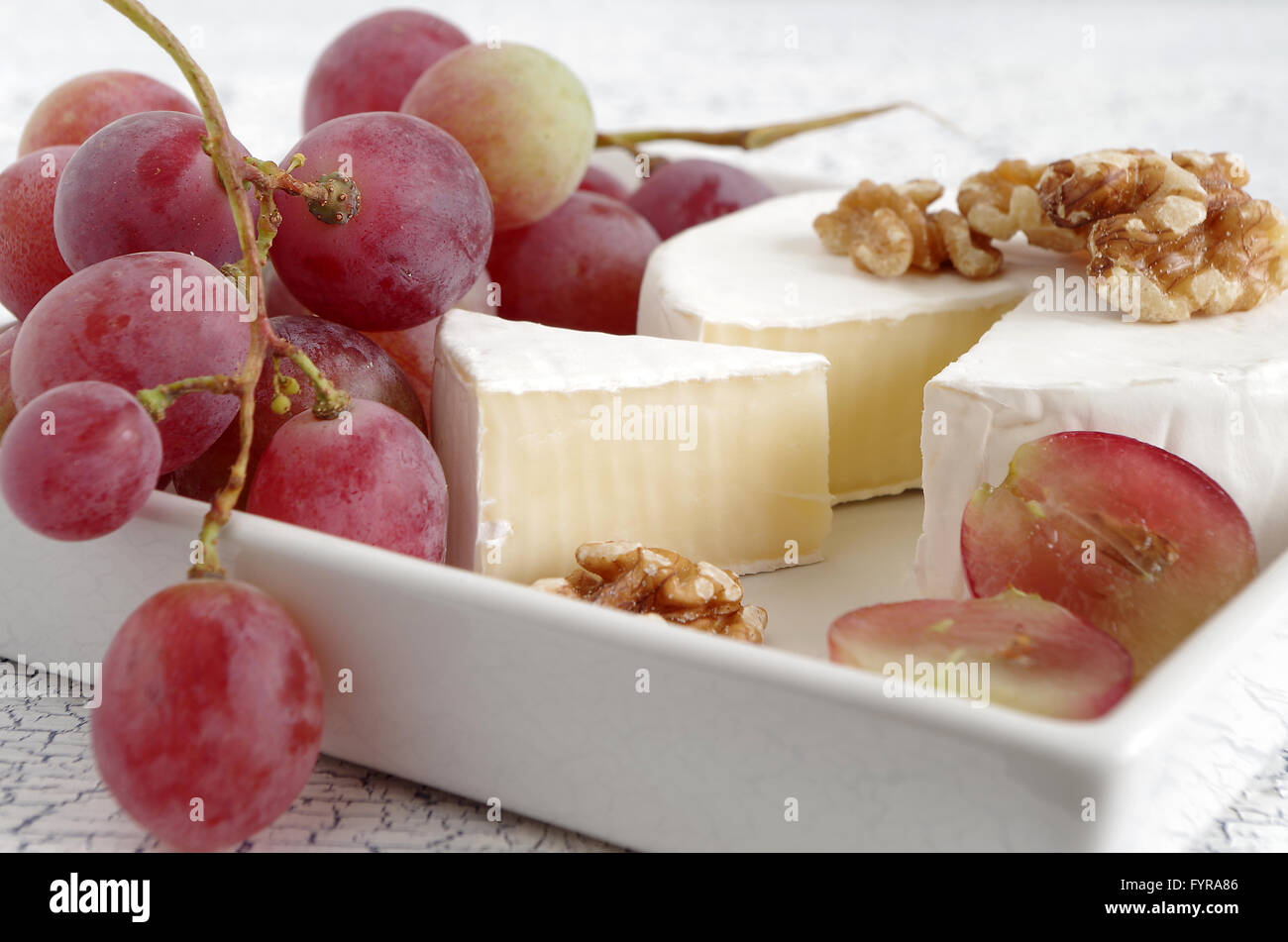 formaggio a pasta molle Foto Stock