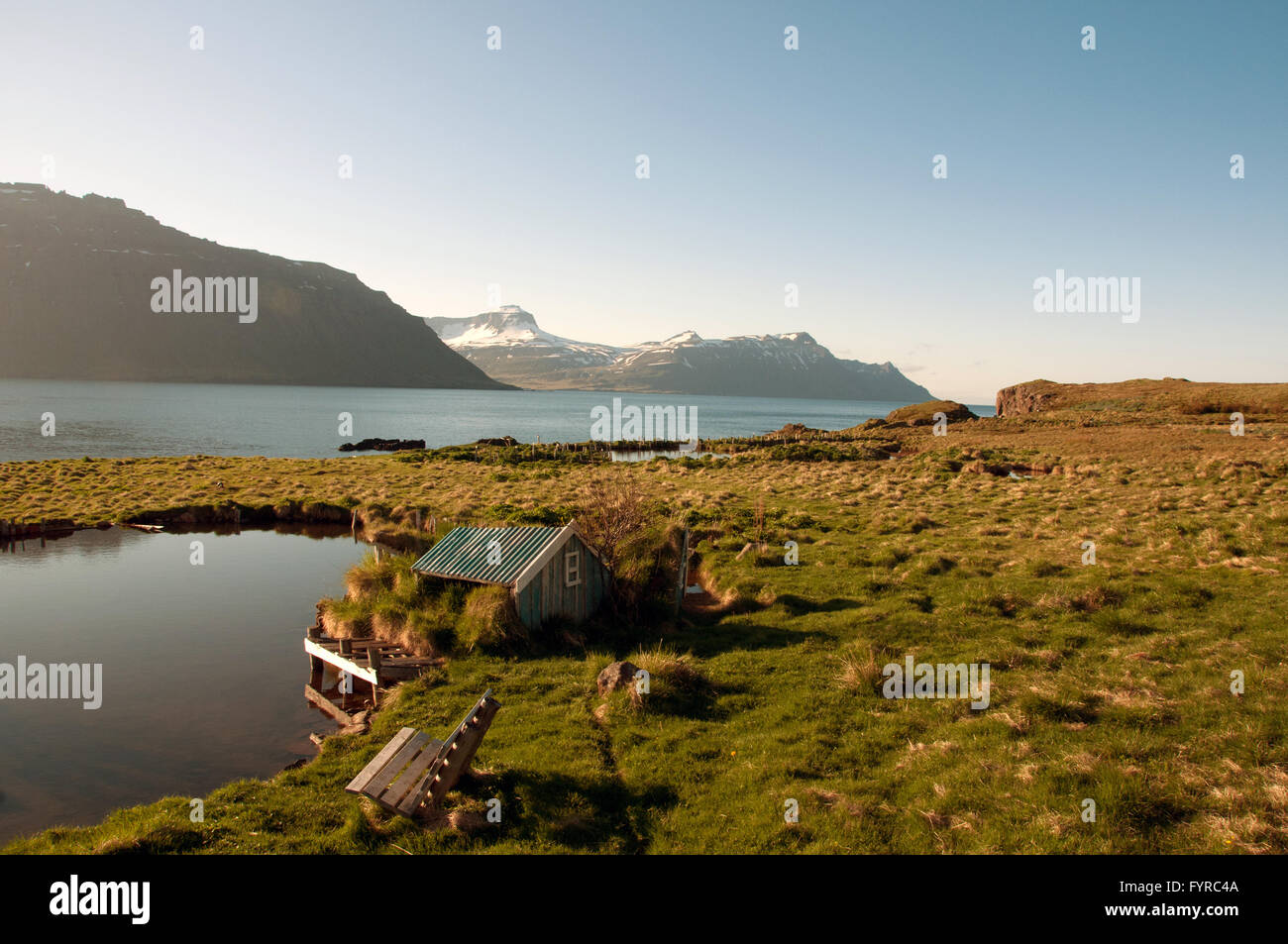 Skalanes Seyðisfjörður Affitto Islanda Foto Stock