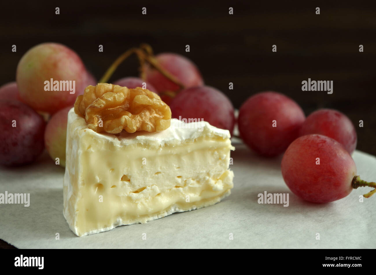 formaggio a pasta molle Foto Stock