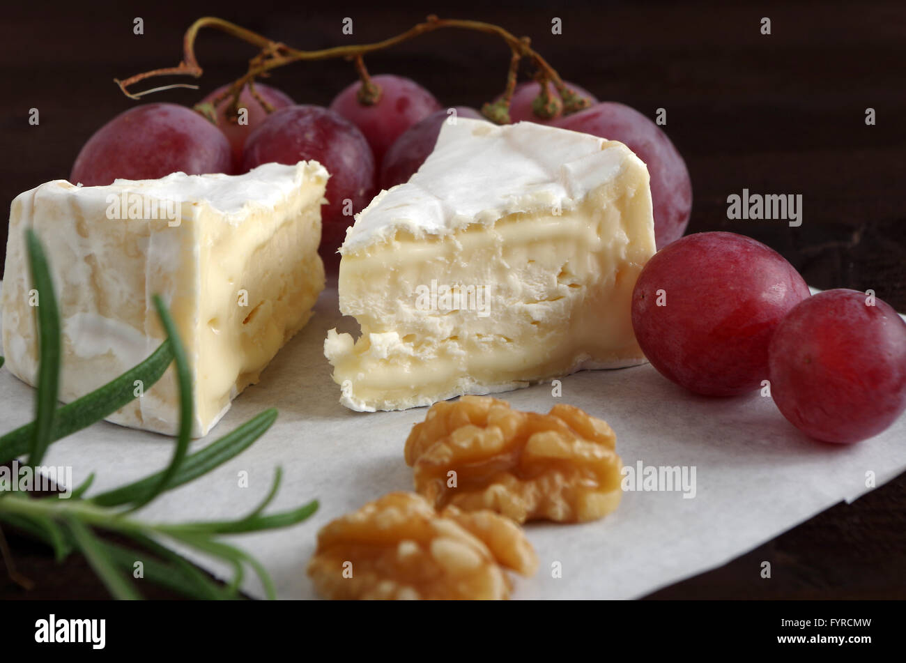 formaggio a pasta molle Foto Stock