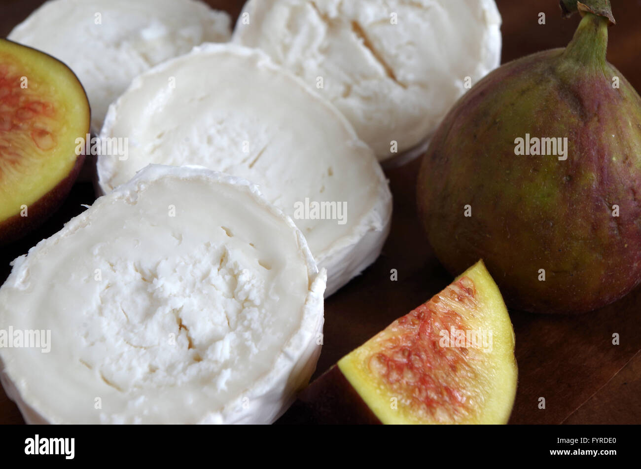 formaggio di capra Foto Stock