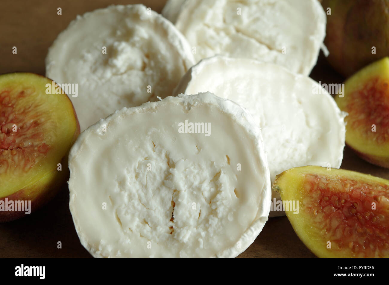 formaggio di capra Foto Stock