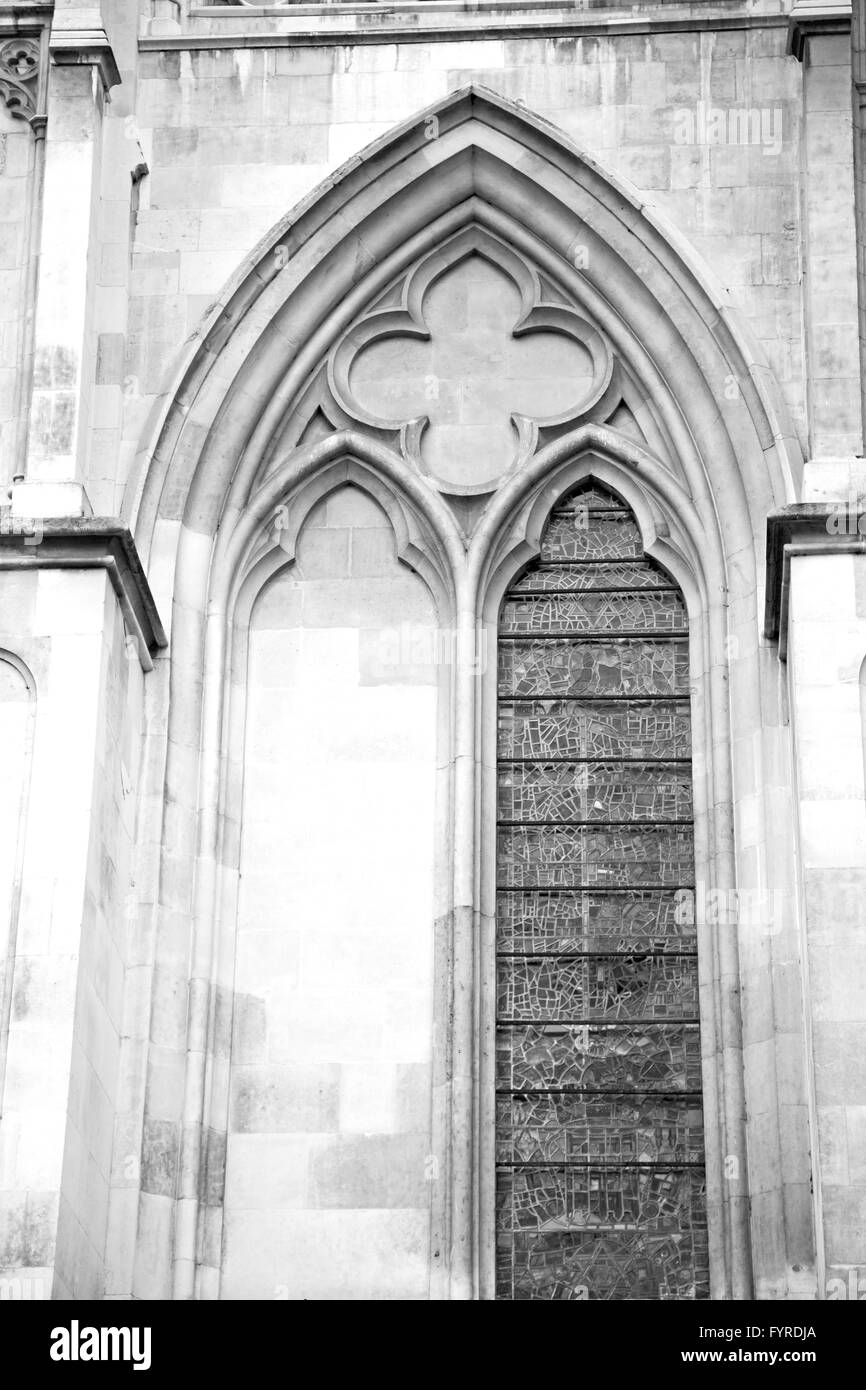 Cattedrale di Westminster a Londra Inghilterra vecchia costruzione e religione Foto Stock