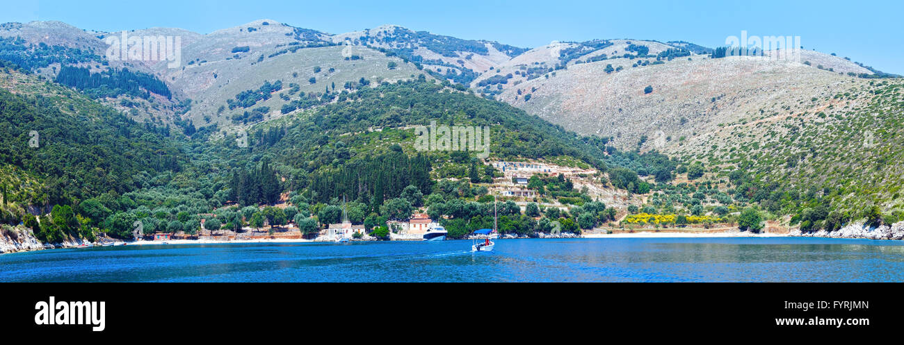 Estate Kefalonia costa (Grecia) Foto Stock